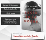 Lucía en la noche con Juan Manuel de Prada