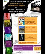 Ciclo de cine al aire libre dedicado a los Goya