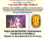 Concierto de Haga Que Pase y su hip hop del pueblo