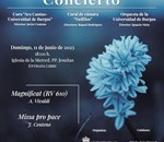 Coro y la Orquesta de la Universidad de Burgos