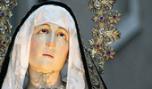 Procesión de Nuestra Señora de la Soledad en Iglesia de Santiago y Santa Águeda, Burgos